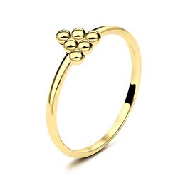 Gold Plated Silver Rings NSR-2877-GP
